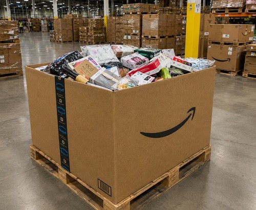 Amazon liquidation lot shelf - amazon,